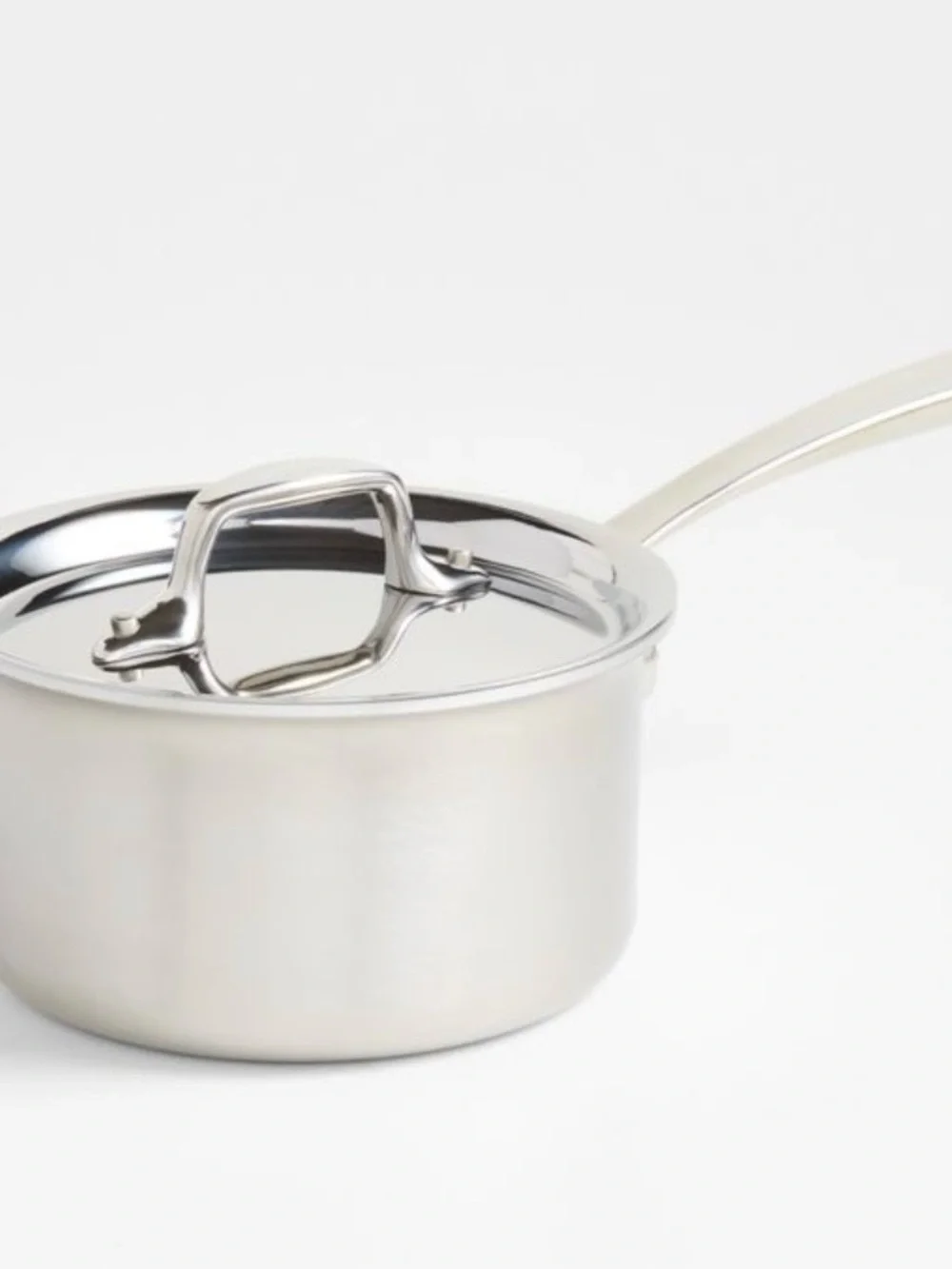 All Clad 1 1/2 qt. Stainless Steel Saucepan w/Lid - Silver Excellent Condition